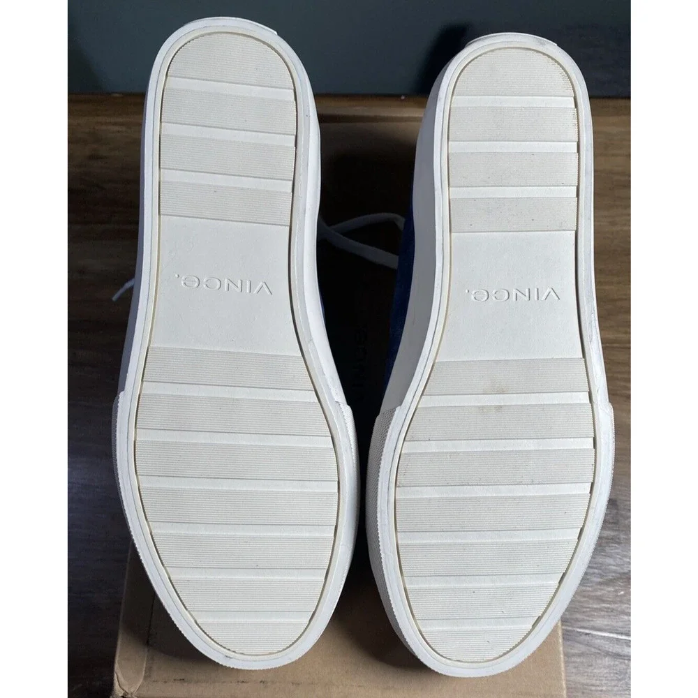 Vince Fulton Suede Sneaker Men's Spruce Blue US 9.5 EU 43 RT$225.00